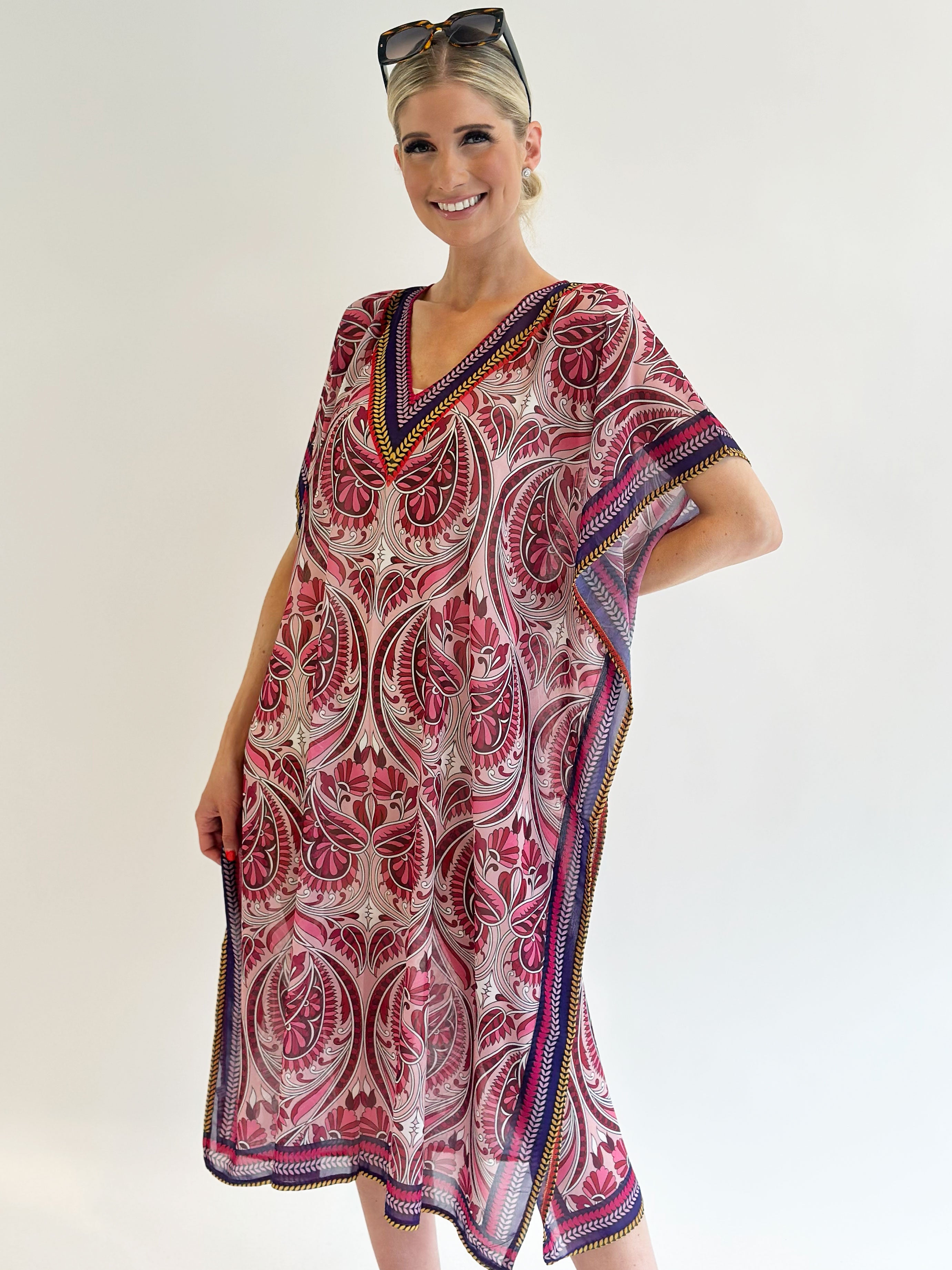 Marta - Lång tunika med mönster